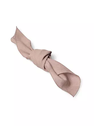 FYNCH-HATTON | Serviettes de table en lin, lot de 4, 50x50cm, Gris Éléphant | 